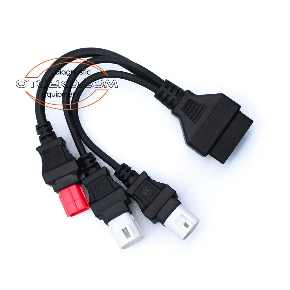 كابل ووصلة الفحص والتشخيص الصناعية Euro5 6 Pin + Yamaha 3 ve 4 Pin - Obd2 (Yamaha) عالية الاعتمادية - 9